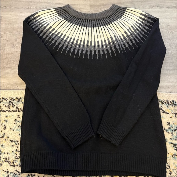 ICEWEAR Minna Wool Sweater Grey Black Nordic Design Large - Picture 8 of 12